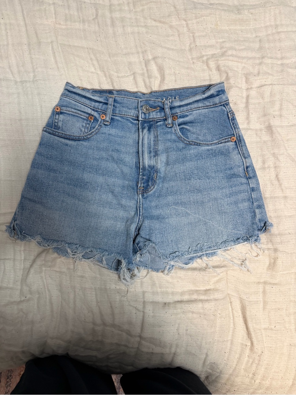 American Eagle Outfitters Light Blue Cutoff Denim Shorts